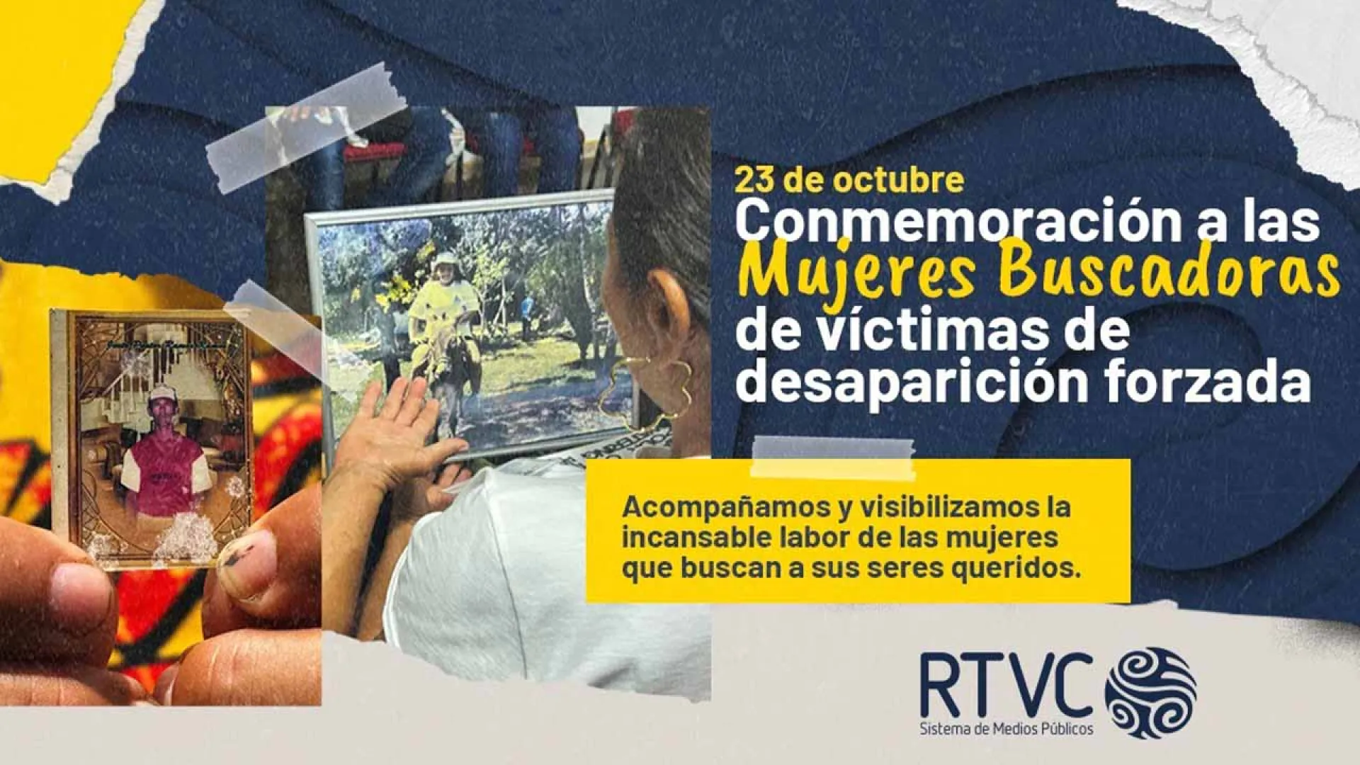 RTVC rinde homenaje a las mujeres buscadoras con una programación especial