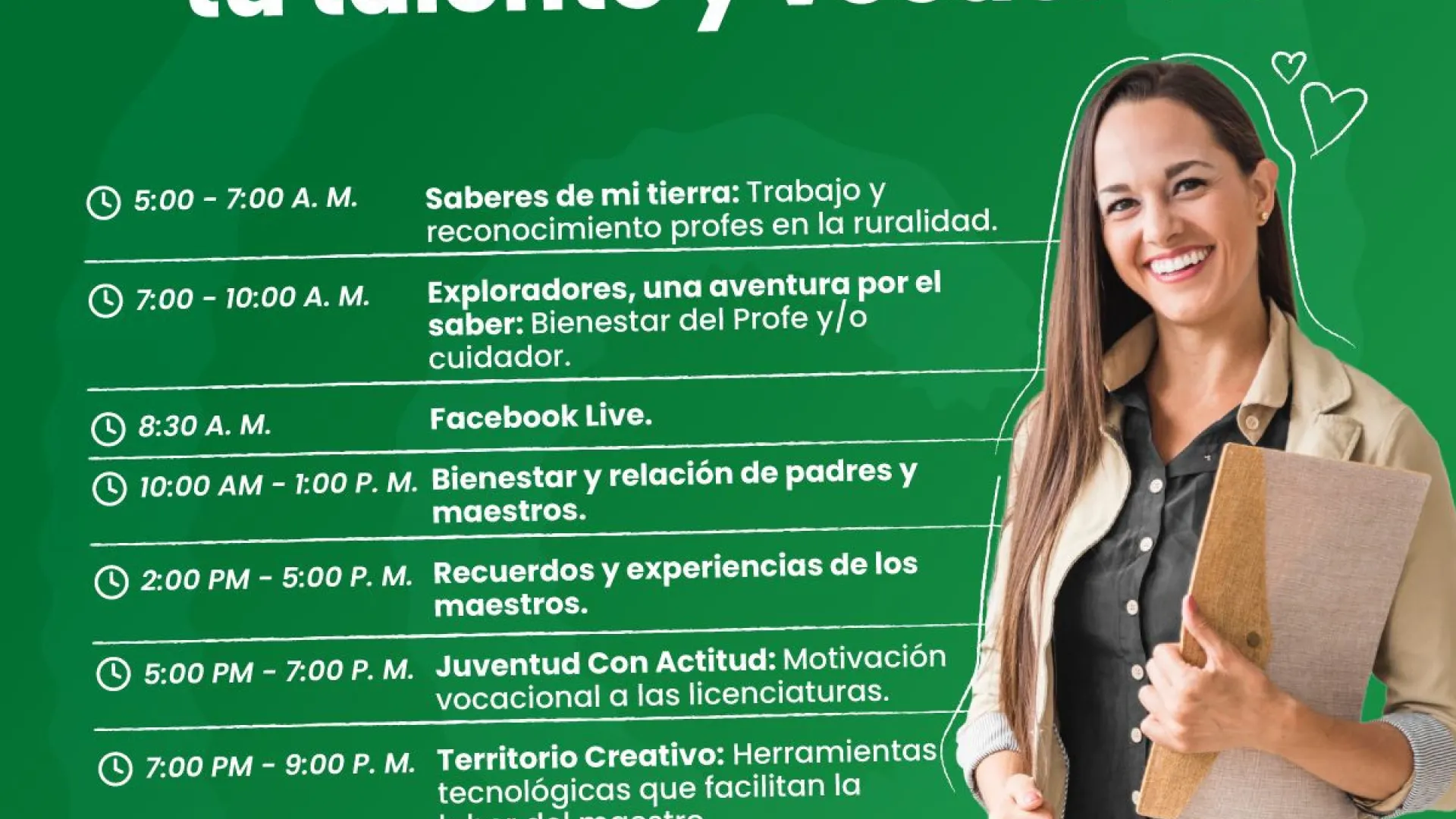 La programación de las marcas de RTVC en el Día del Maestro