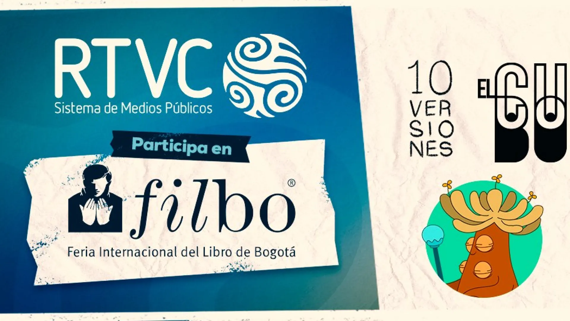 Agéndate con RTVC en la Feria del Libro de Bogotá