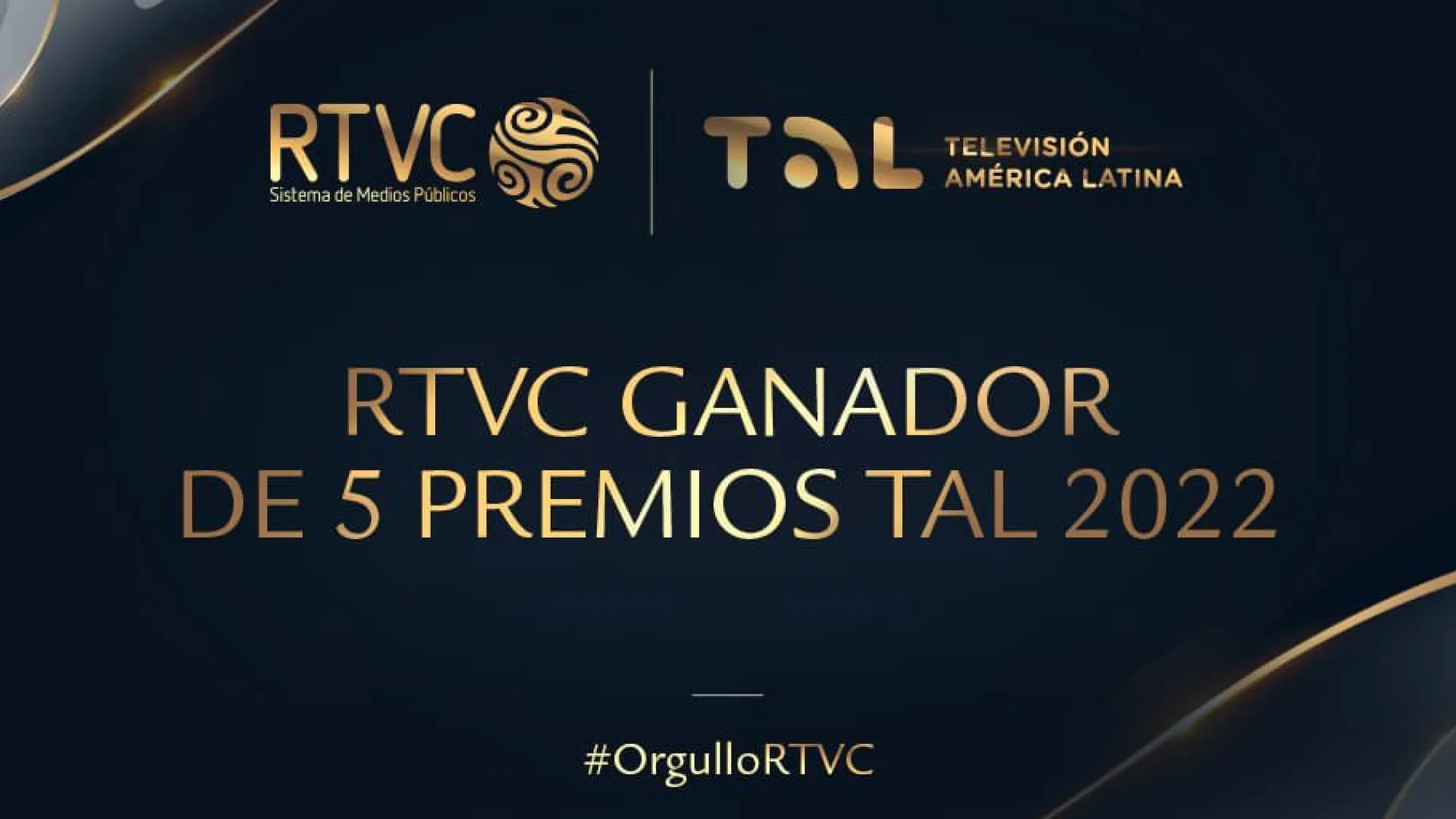 RTVC ganador de 5 Premios TAL 2022