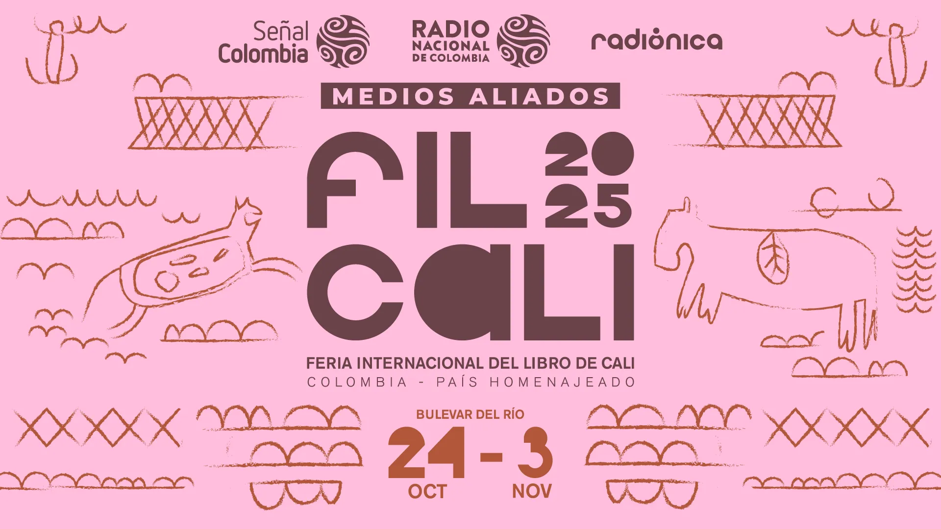Feria Internacional del Libro de Cali 2025 celebra diez años de palabra con RTVC aliado 