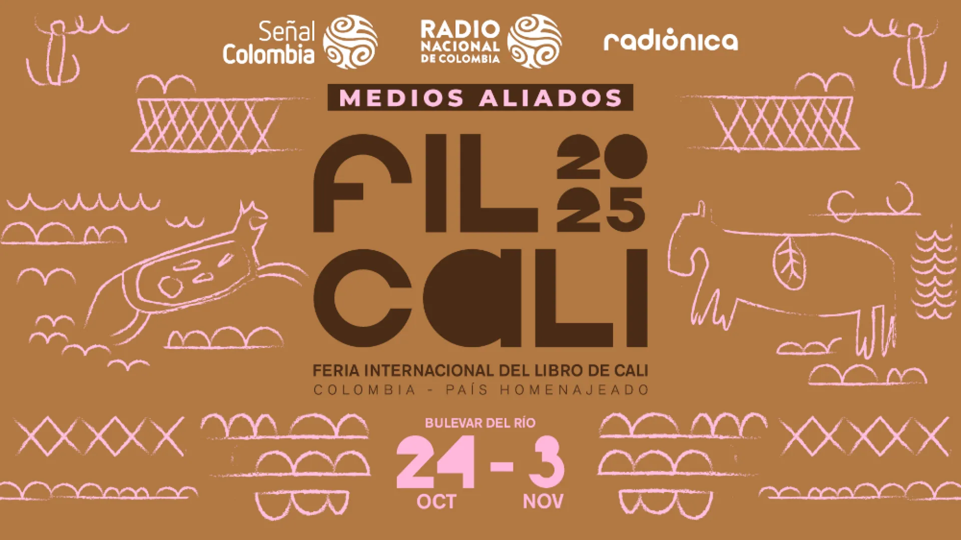 RTVC, medio aliado de la Feria Internacional del Libro de Cali 2025: últimos días para vivir los diez años de palabra