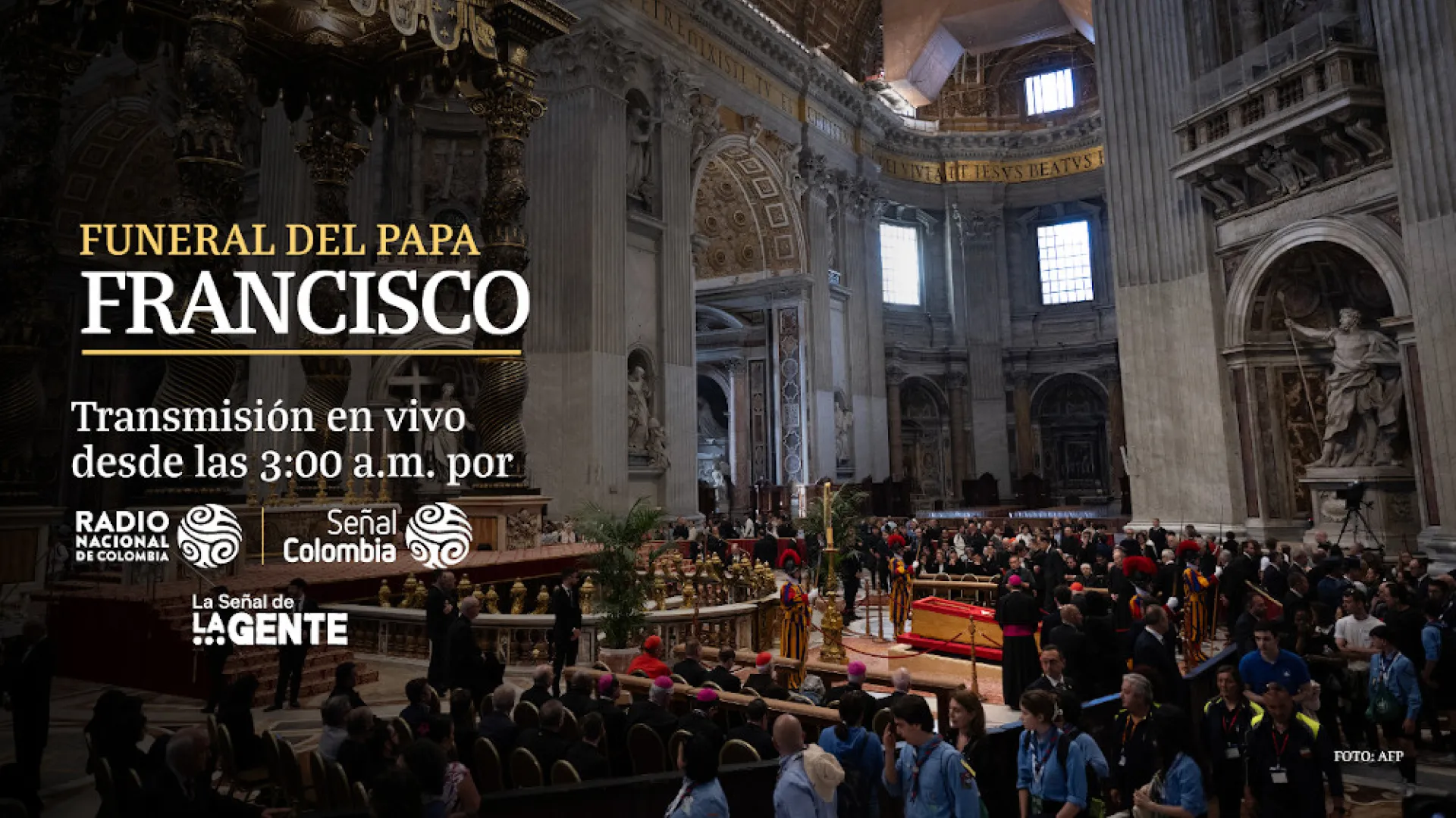Dónde ver y escuchar el funeral del papa Francisco en directo 
