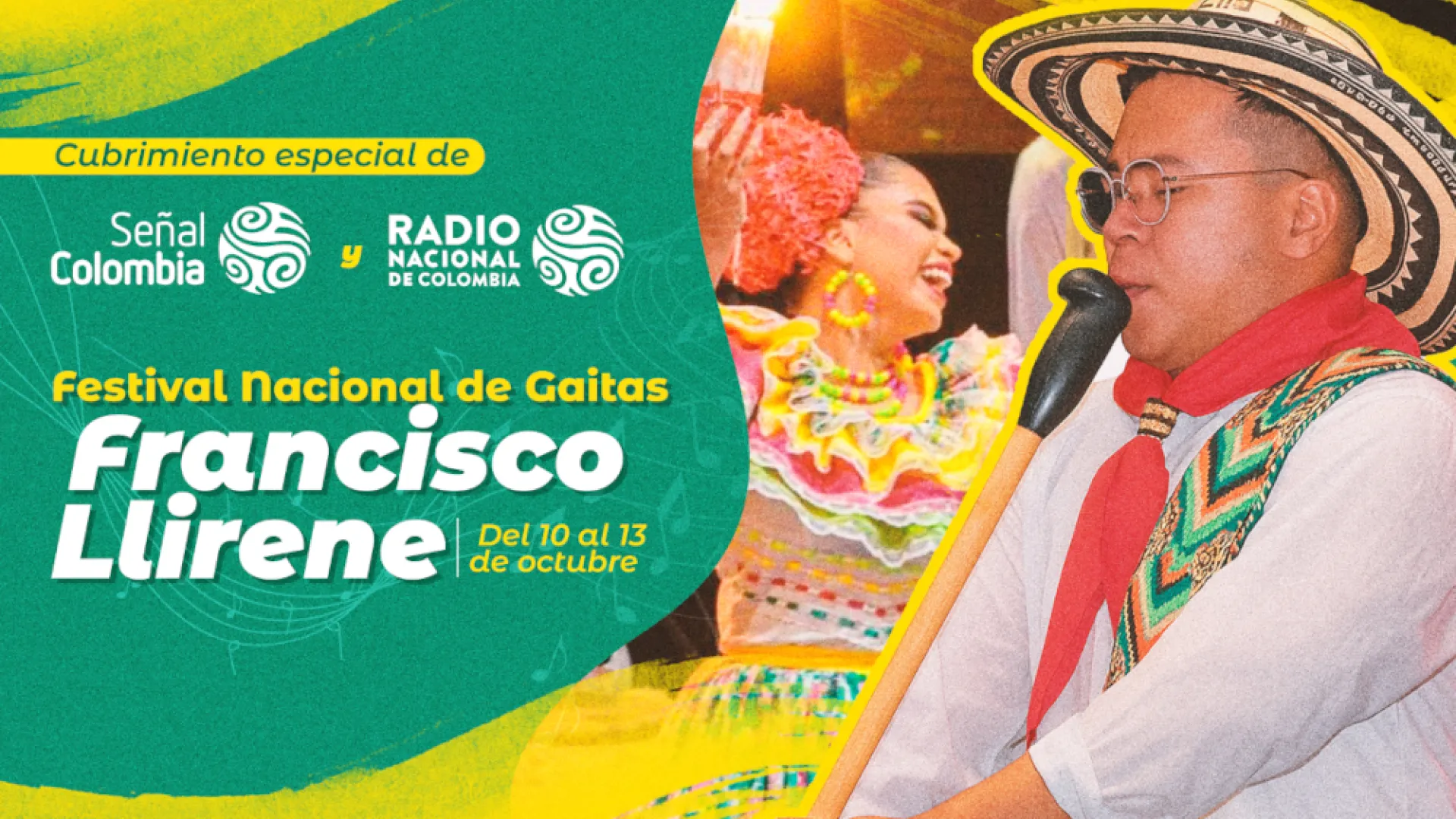 Viva el Festival Nacional de Gaitas con el cubrimiento de la radio y la televisión pública