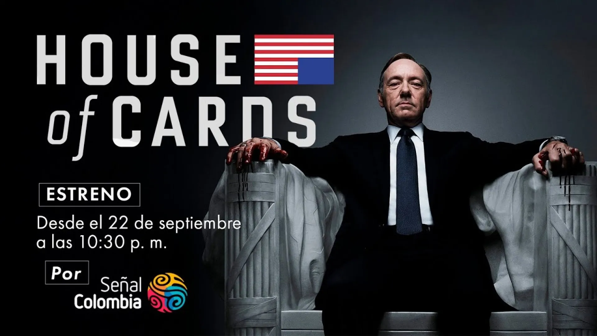 House of Cards se verá gratis desde Leticia hasta La Guajira por Señal Colombia