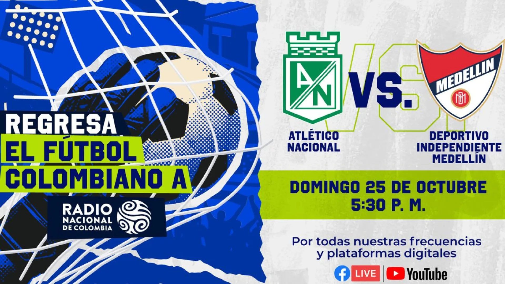 El mundialmente famoso narrador regresa a los micrófonos con un clásico que puede definir el futuro de la liga cuando nos acercamos al final de la fase regular. 