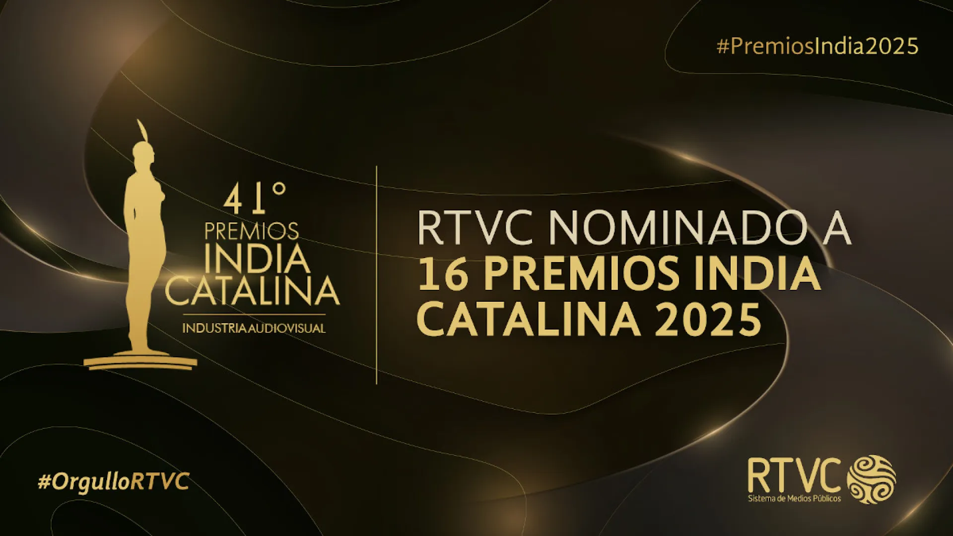 RTVC Noticias nominado a ‘Mejor noticiero nacional’ y ‘Noticiero favorito del público’ en los Premios India Catalina 