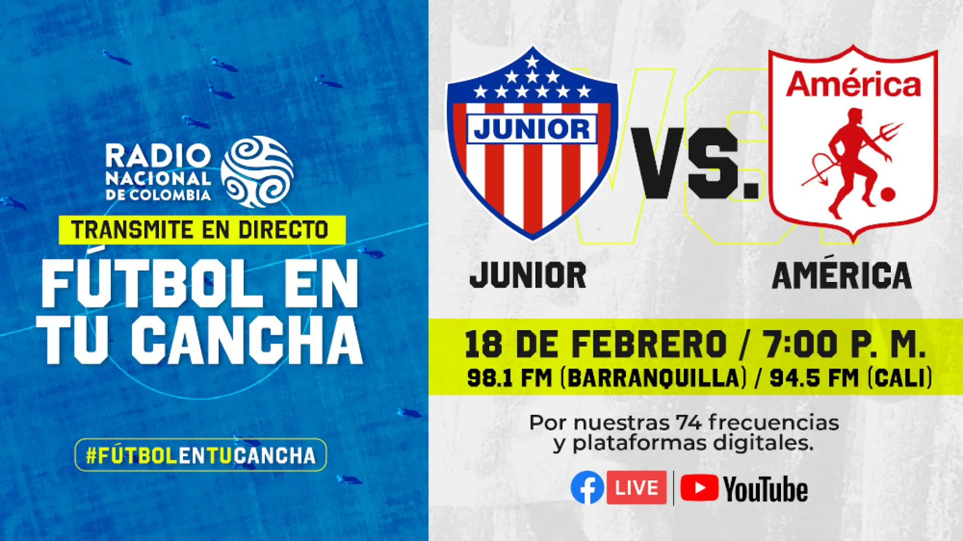 En las orillas del Magdalena, un partidazo por las frecuencias de Radio Nacional de Colombia