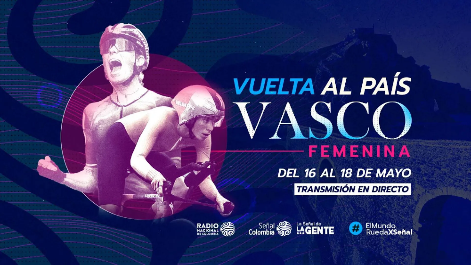 La Vuelta al País Vasco Femenina 2025 llega a la pantalla de Señal Colombia