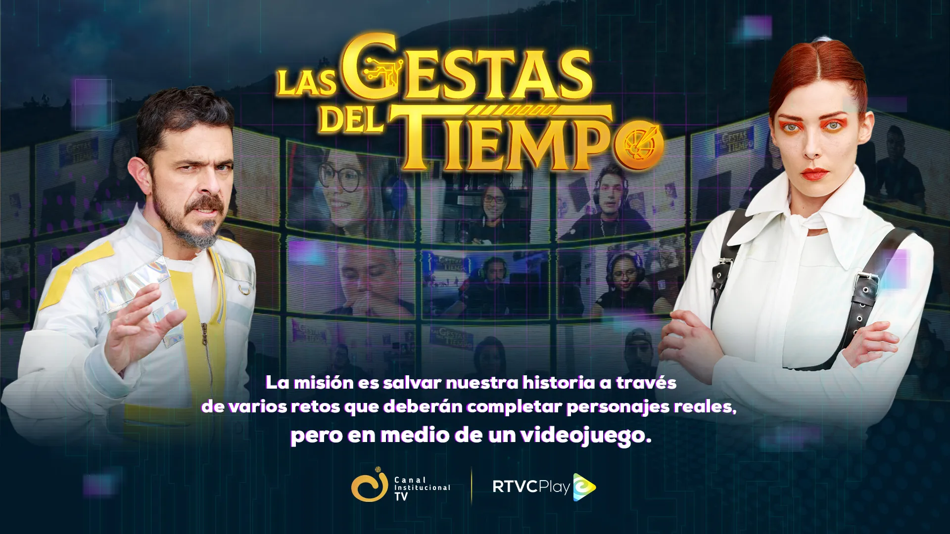 Las Gestas del Tiempo ya aterrizaron en RTVCPlay para salvar nuestra historia