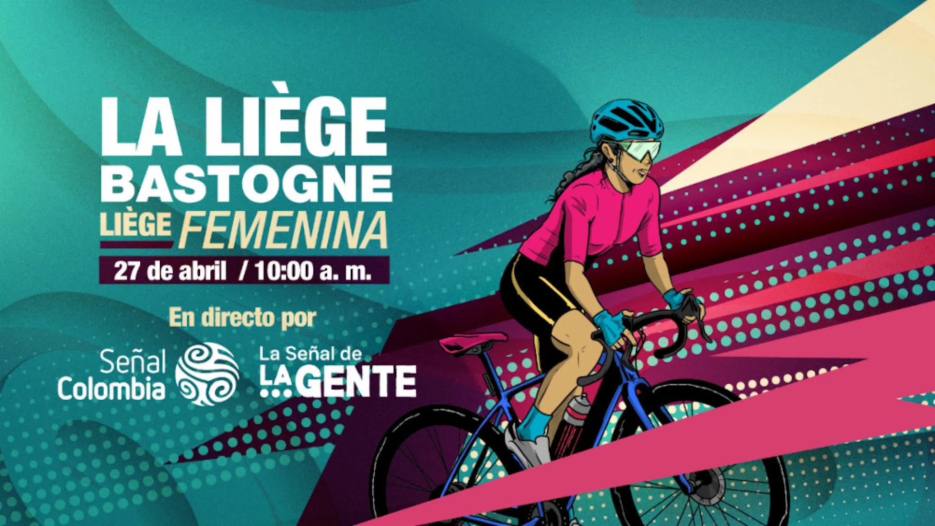 Liège Bastogne Femenina ¡Ciclismo en vivo este fin de semana por Señal Colombia!