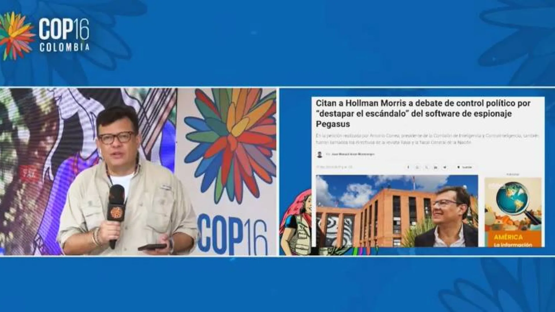 “Lo que se sabe de Pegasus es gracias a la investigación periodística de Señal Colombia y Revista Raya”: Hollman Morris