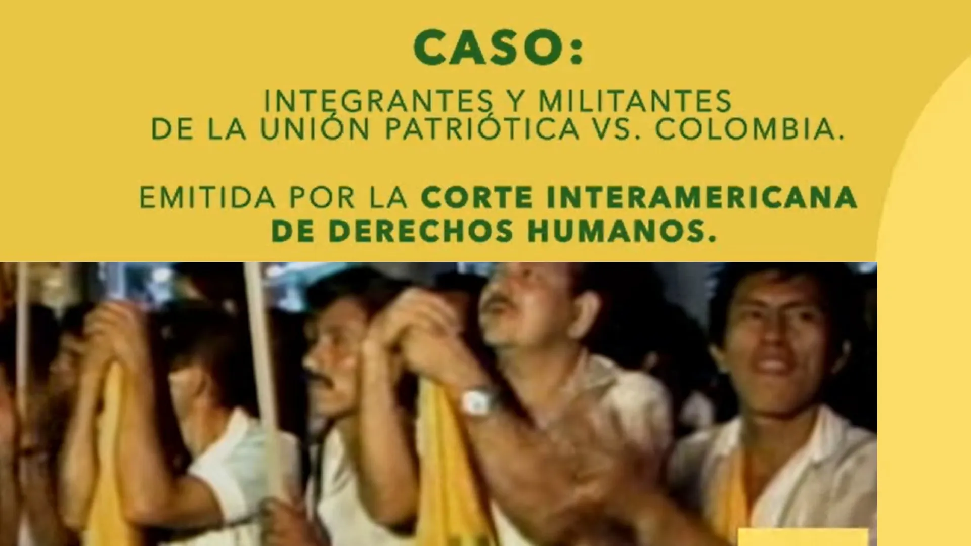 "¡UP vive!", el estreno de Canal Institucional sobre la memoria de un genocidio