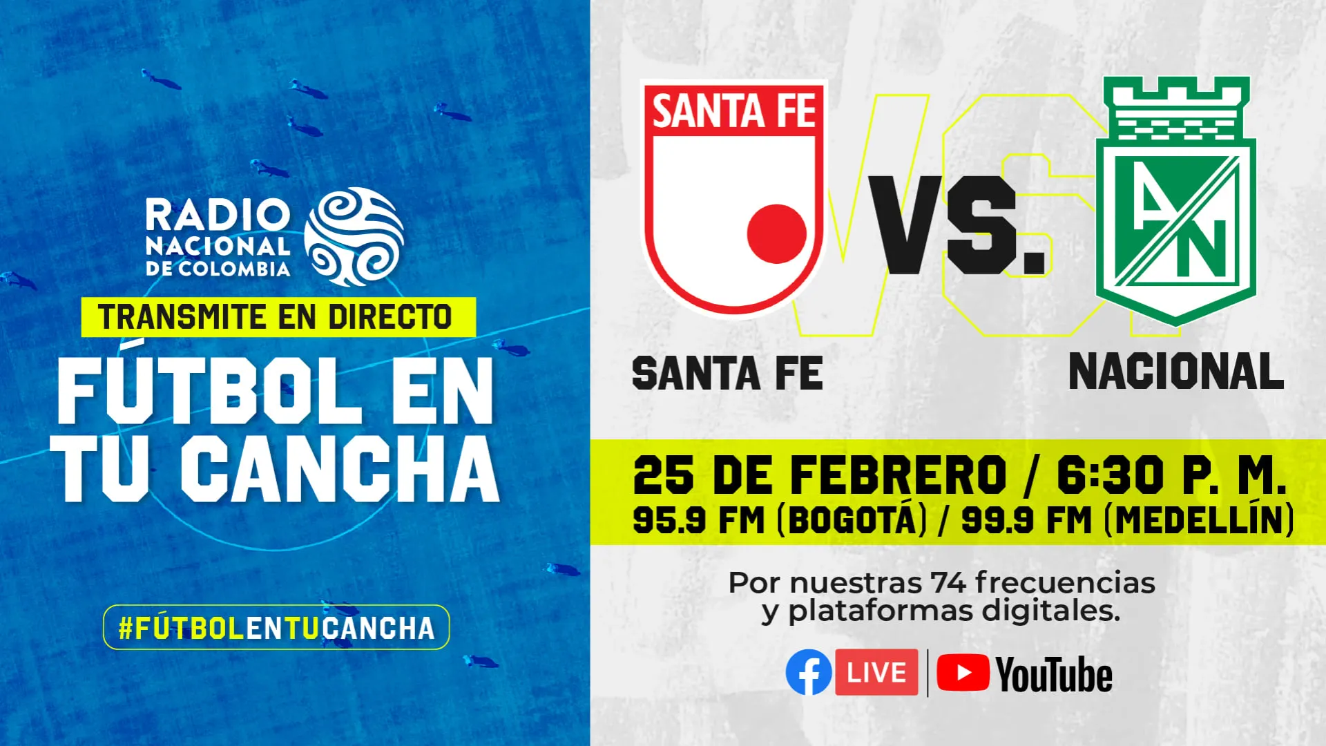Santa Fe vs Nacional, un partido crucial por Radio Nacional de Colombia