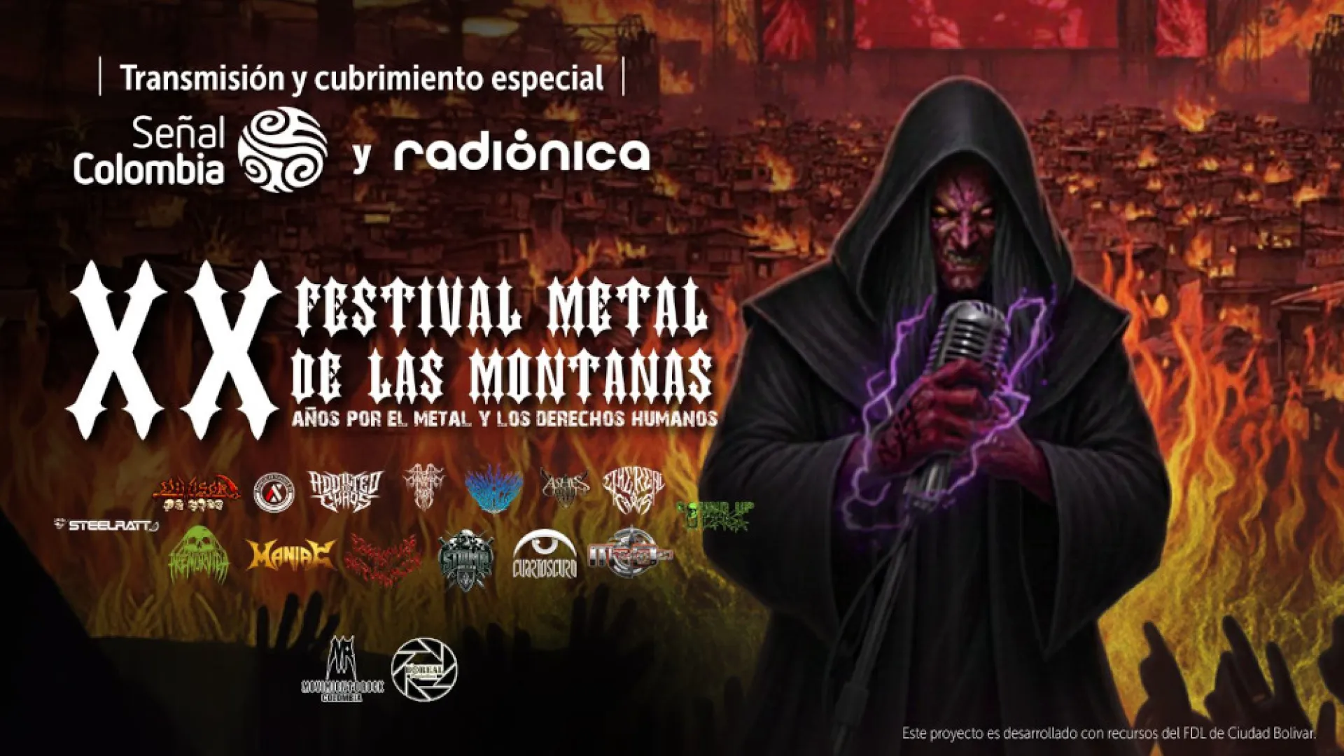RTVC lleva el Festival Metal de las Montañas a todo el país