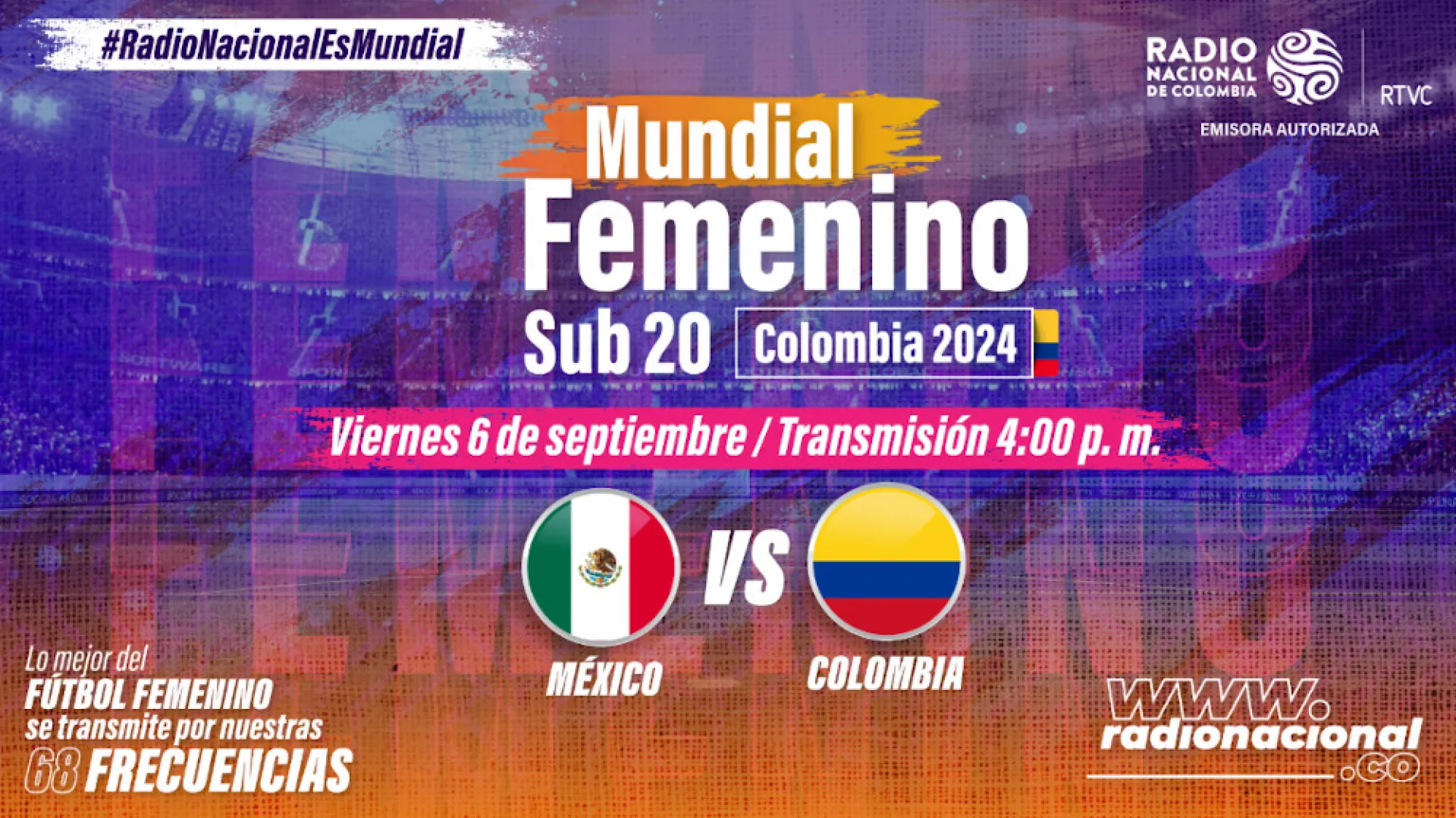 Viva la emoción de México vs. Colombia en la Copa Mundial Femenina Sub-20