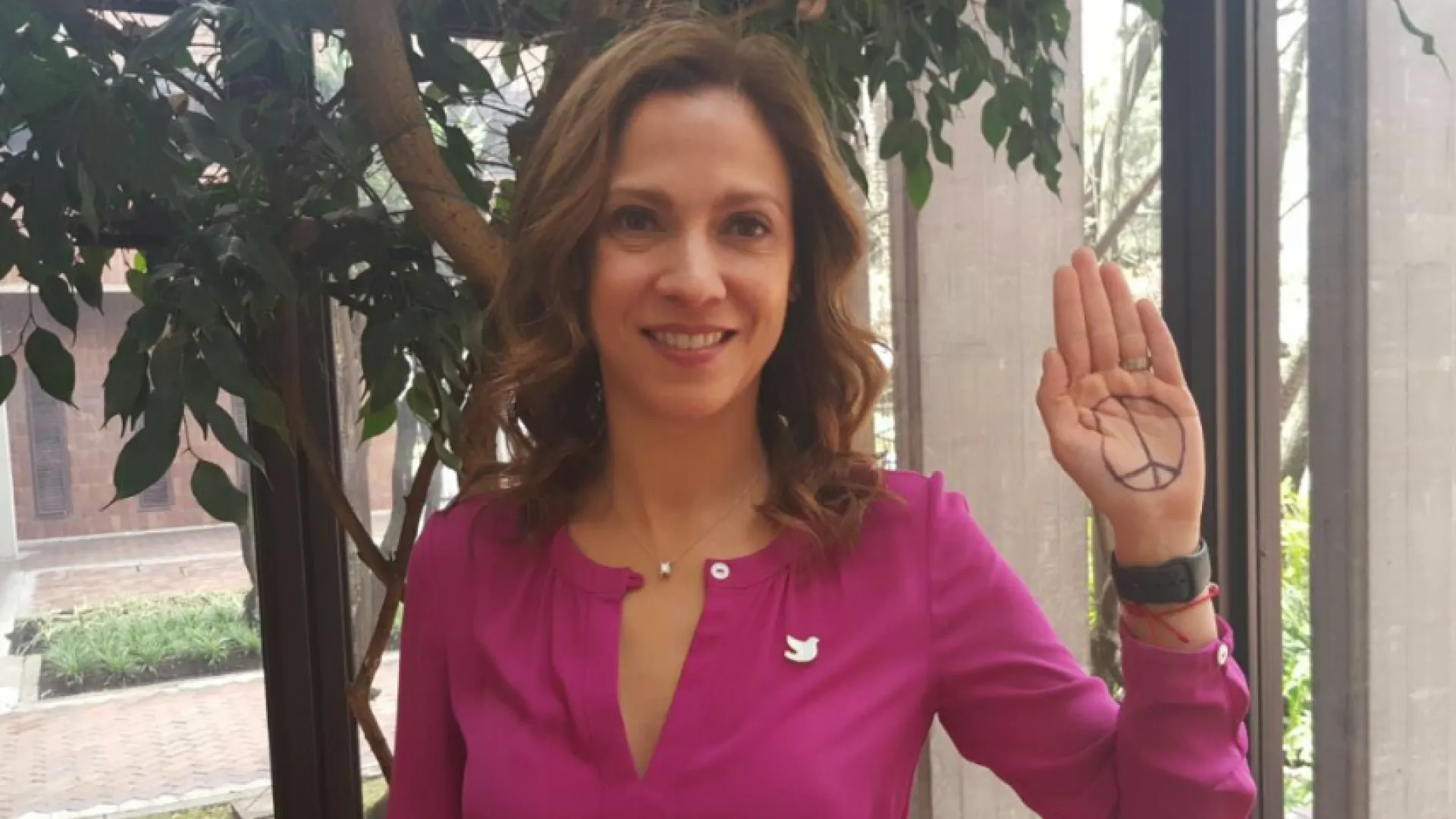 Maria Claudia Lacouture. Foto tomada de Twitter: https://twitter.com/mclacouture