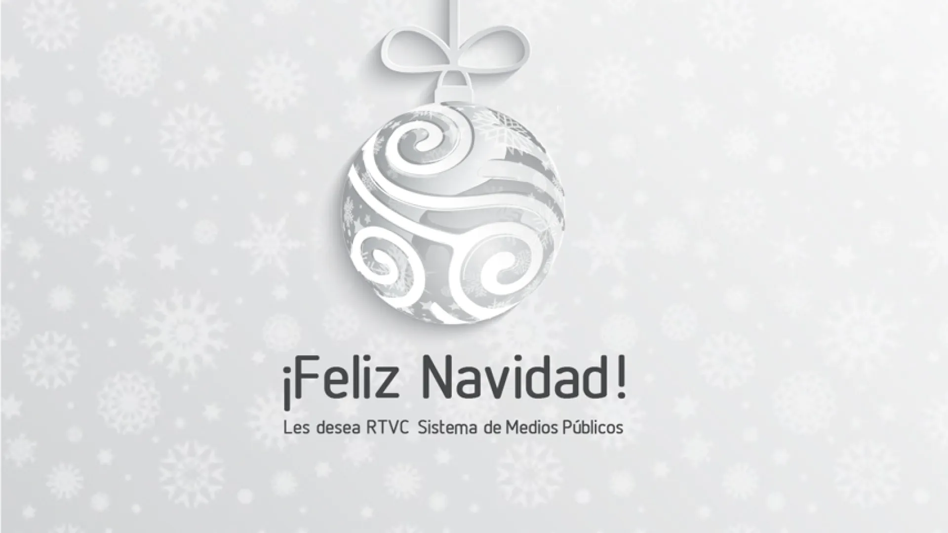 El Sistema de Medios Públicos les desea una Feliz Navidad y un próspero 2018