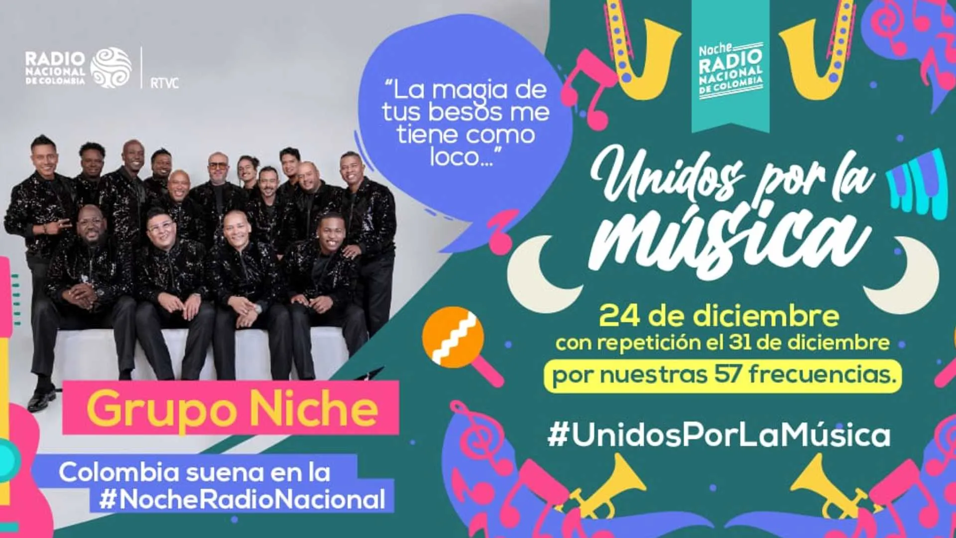 Noche Radio Nacional grupo Niche