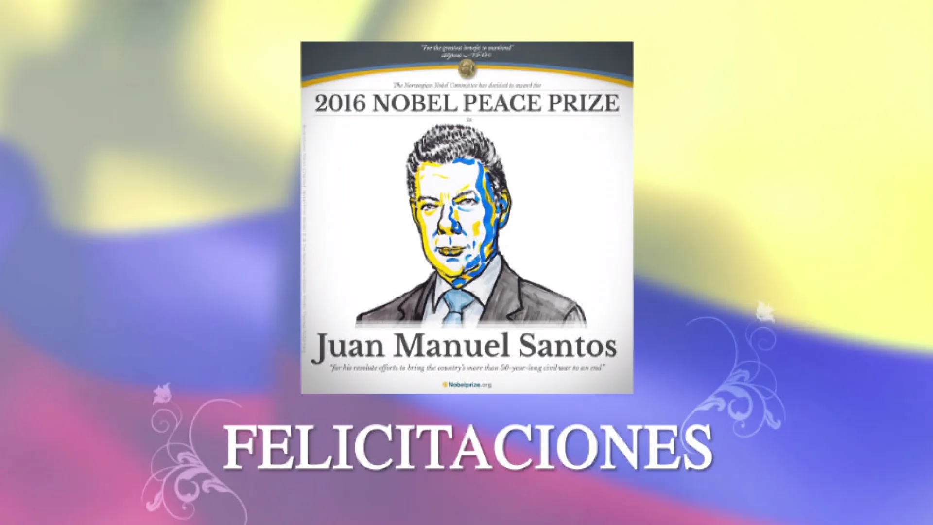 Juan Manuel Santos Nobel de Paz