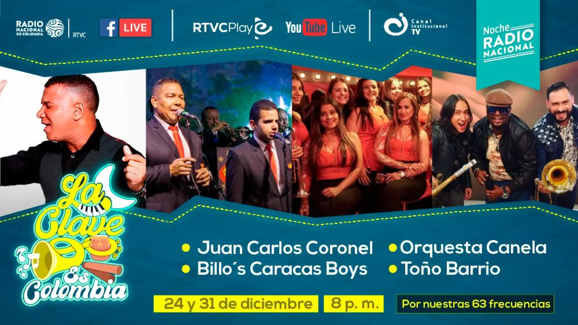 Despide el año con la repetición de la Noche Radio Nacional