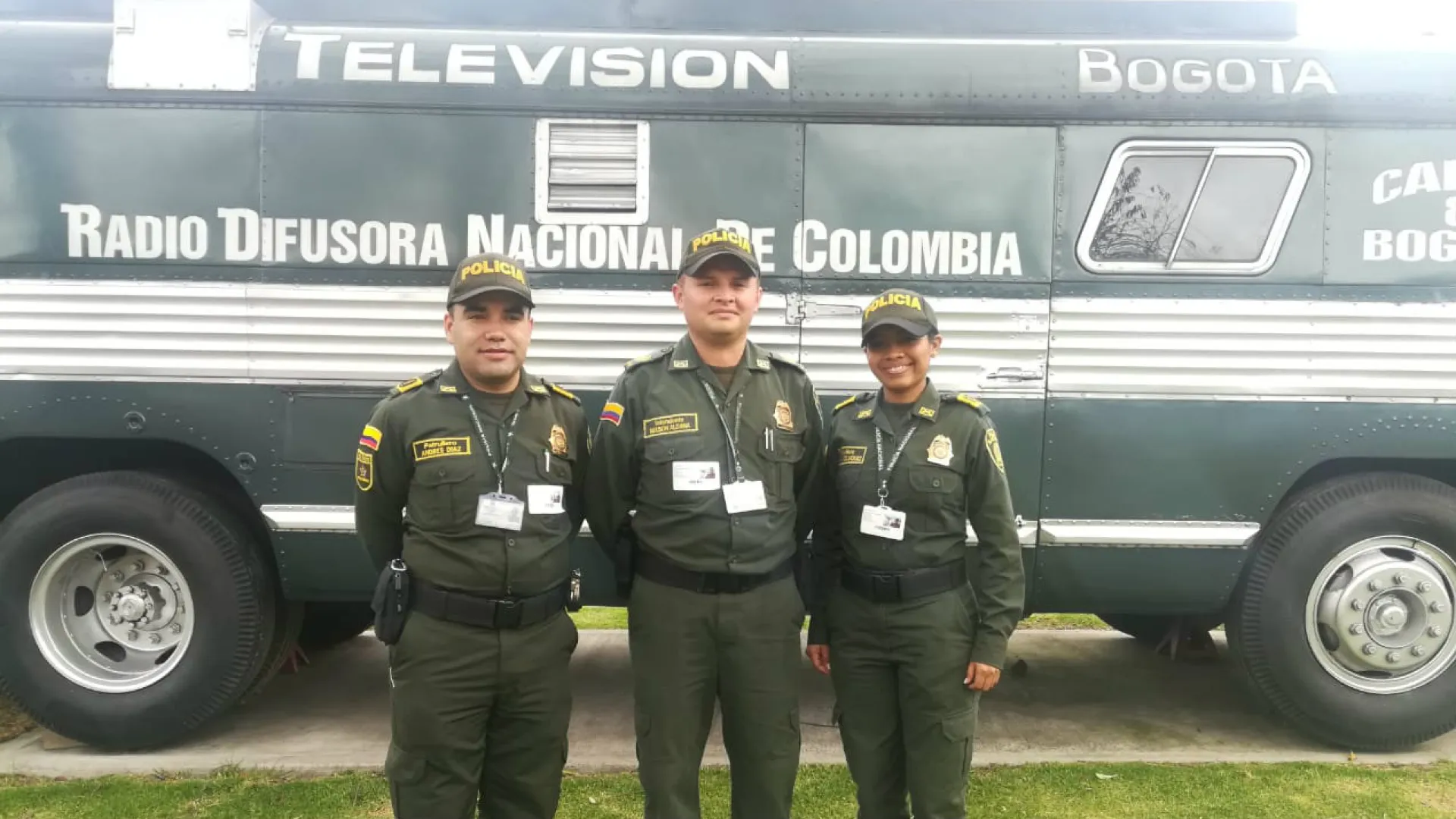 Visita Policía Nacional de Colombia a RTVC Sistema de Medios Públicos.