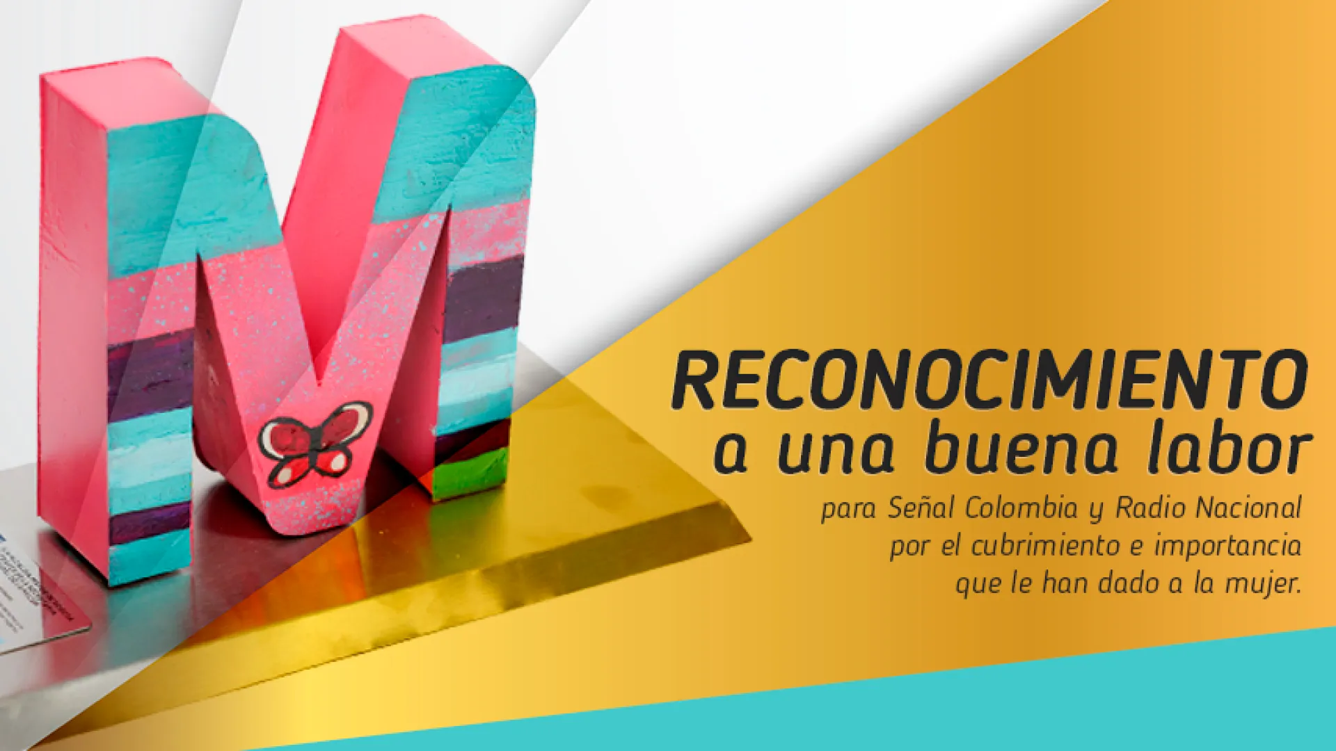 Señal Colombia y Radio Nacional reconocidos por su trabajo a favor de la mujer