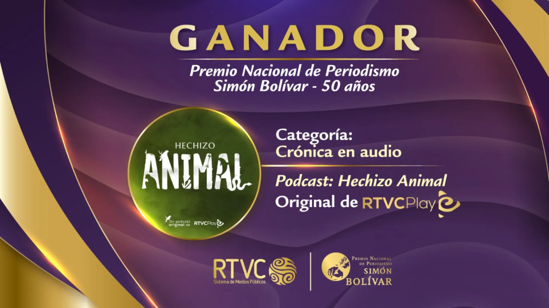 RTVCPlay gana el Premio Nacional de Periodismo Simón Bolívar a Mejor Crónica en audio