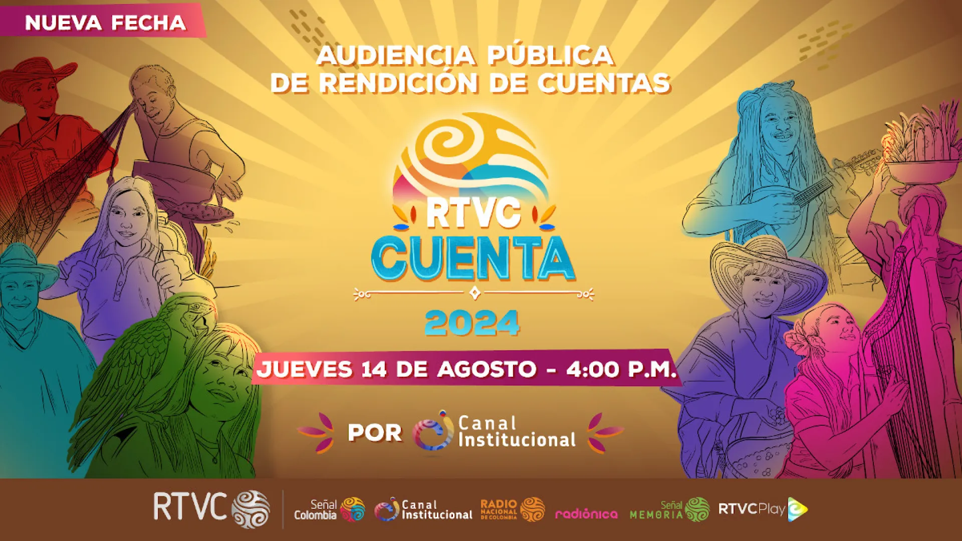 RTVC a rendir cuentas a la ciudadanía ¡NUEVA FECHA!