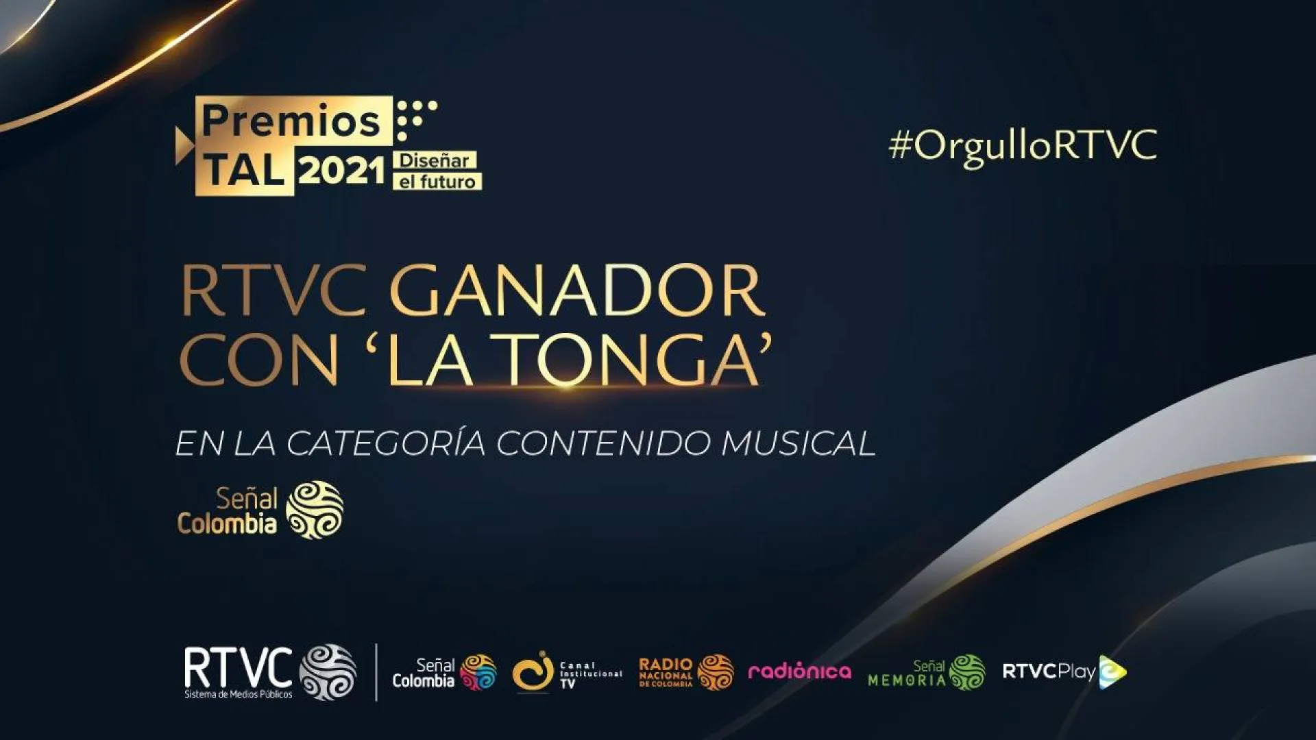 RTVC obtuvo uno de los galardones en los Premios TAL 2021