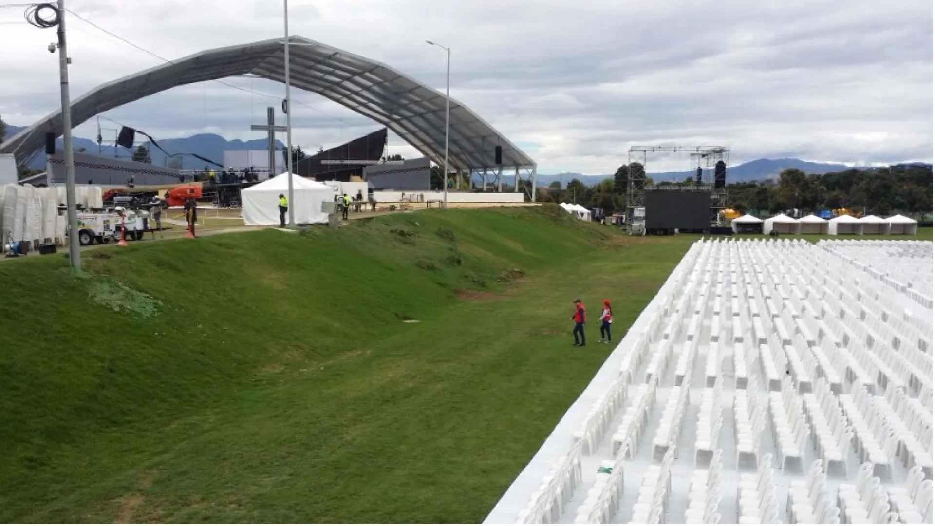 Parque Simón Bolívar Visita papa Francisco en Colombia