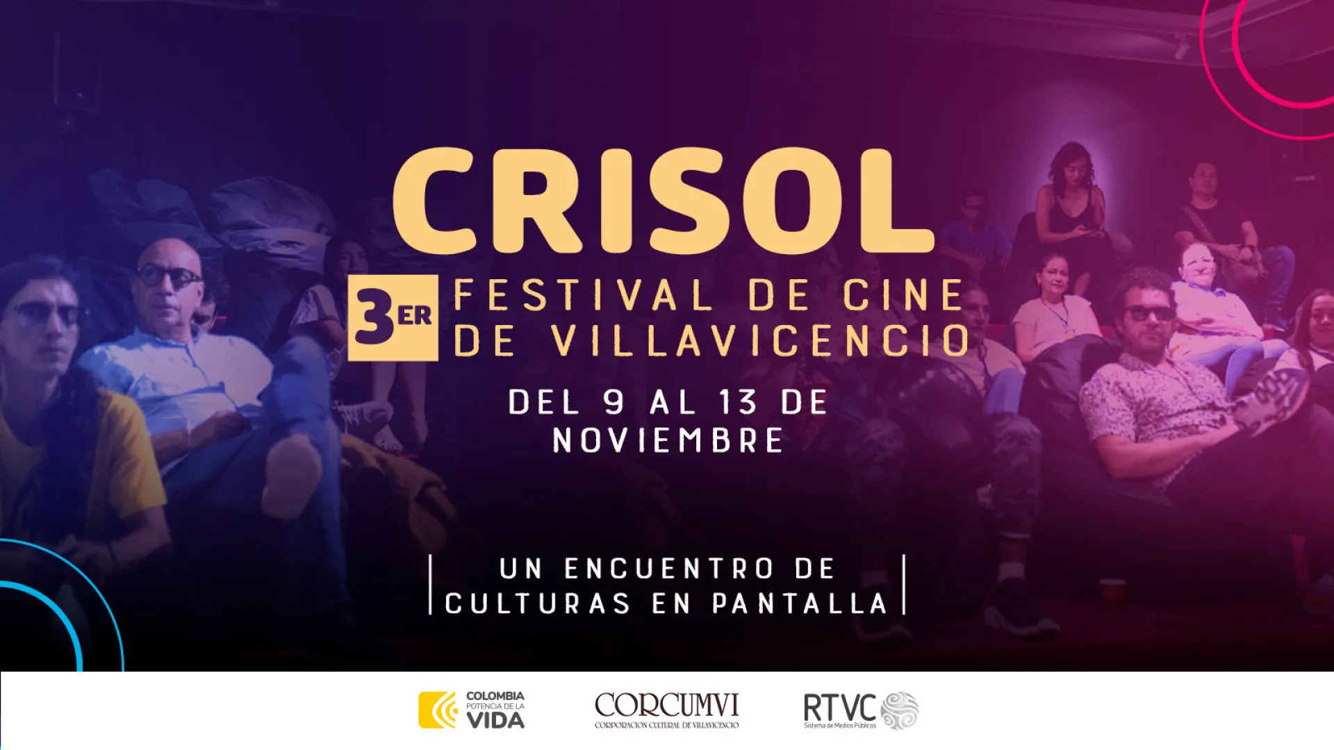 RTVC acompaña al 3er Festival de cine de Villavicencio Crisol 2023