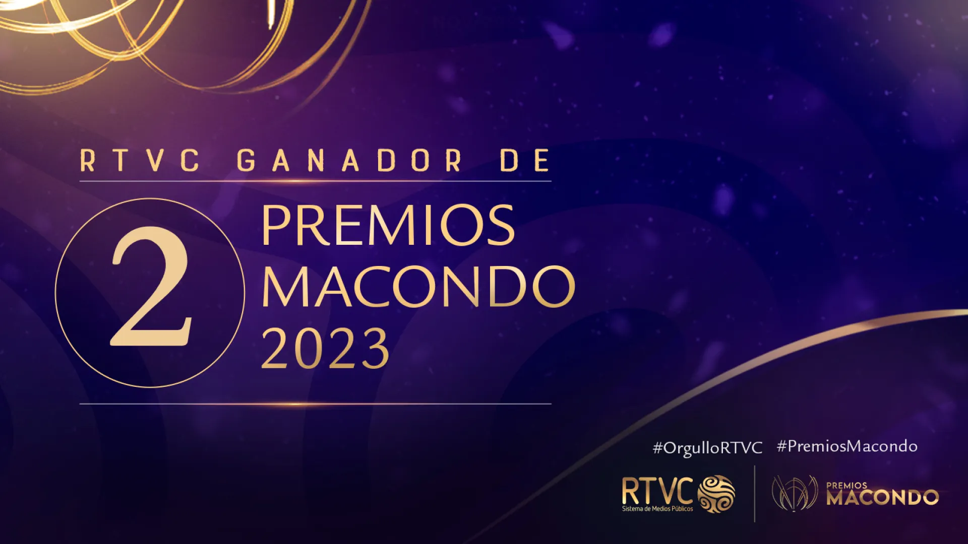 RTVC recibe 2 Premios Macondo 2023 a lo mejor de la industria cinematográfica en Colombia