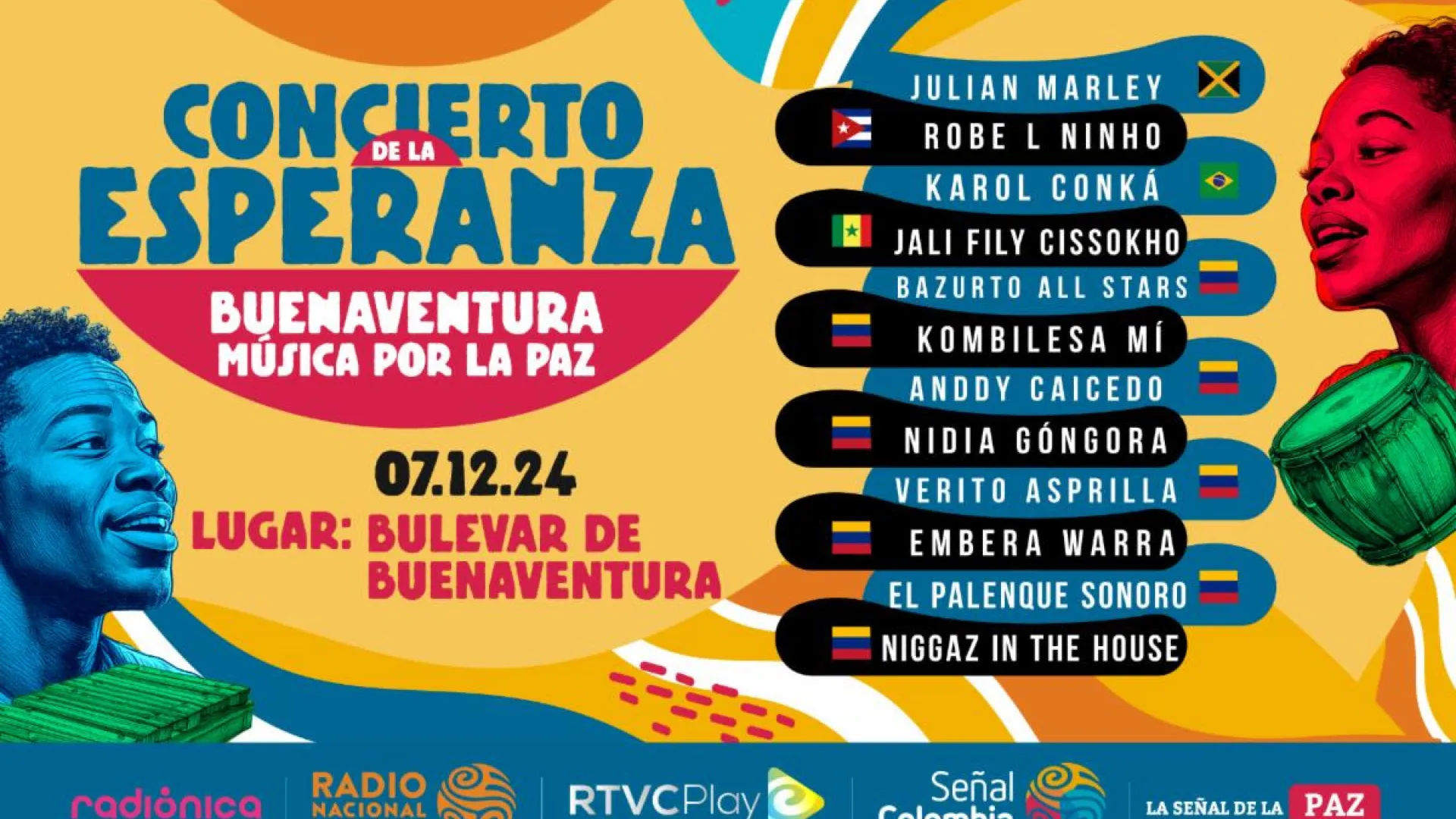 Plan de Velitas: Señal Colombia transmite el Concierto de la Esperanza, Buenaventura Música por la Paz