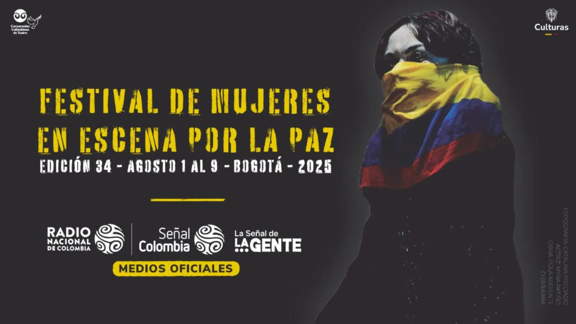 ¿Por qué canal podrá ver el Festival de Mujeres en escena por la paz?