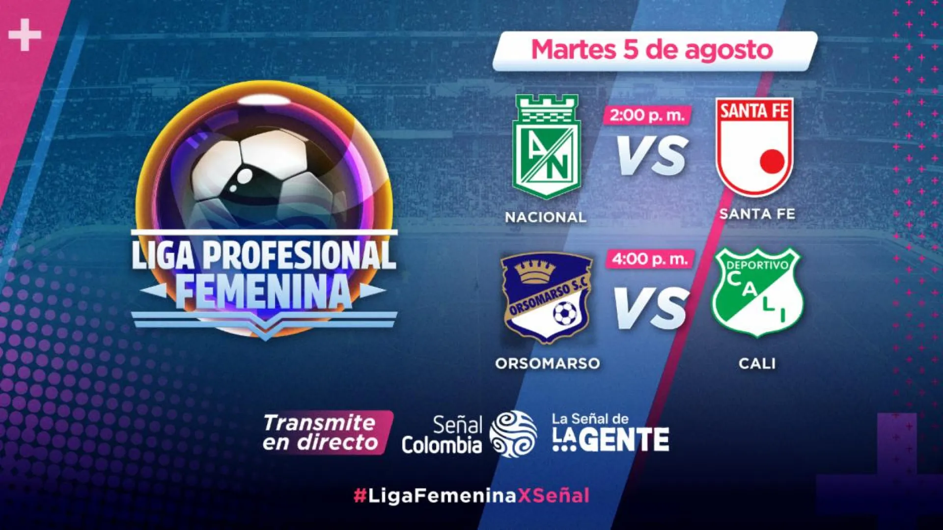 Sigue la emoción del fútbol femenino por Señal Colombia