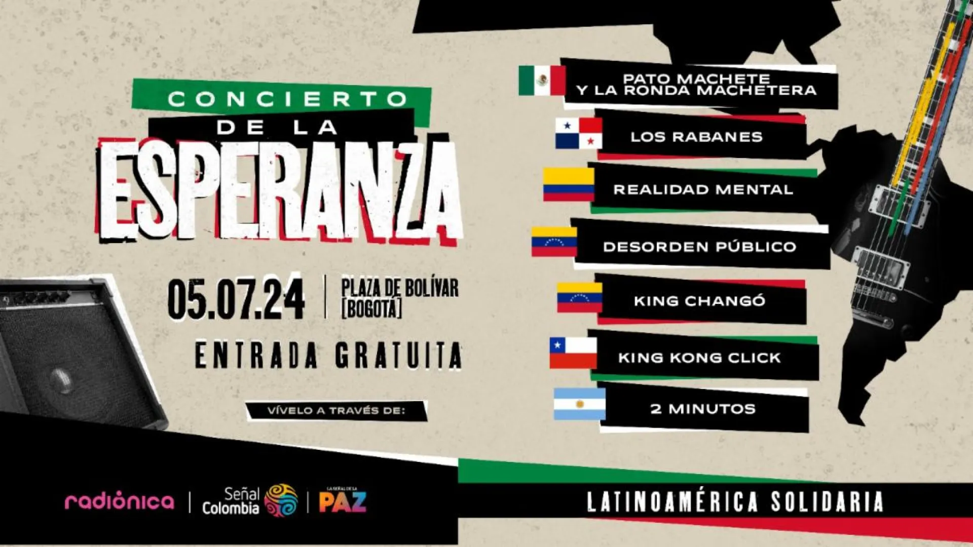 Cómo asistir al Concierto de la Esperanza: Latinoamérica Solidaria﻿
