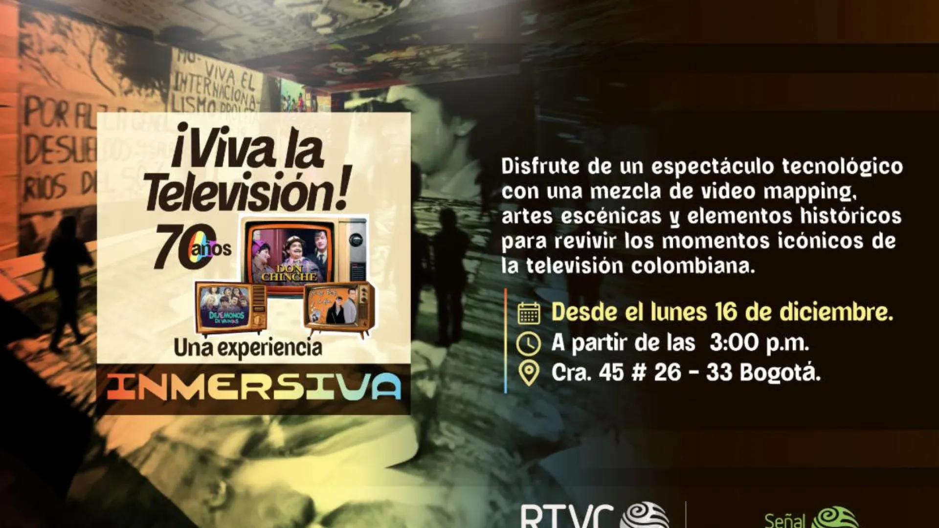 ¡Viva la Televisión! Así será experiencia mágica e inmersiva 360° que presenta RTVC