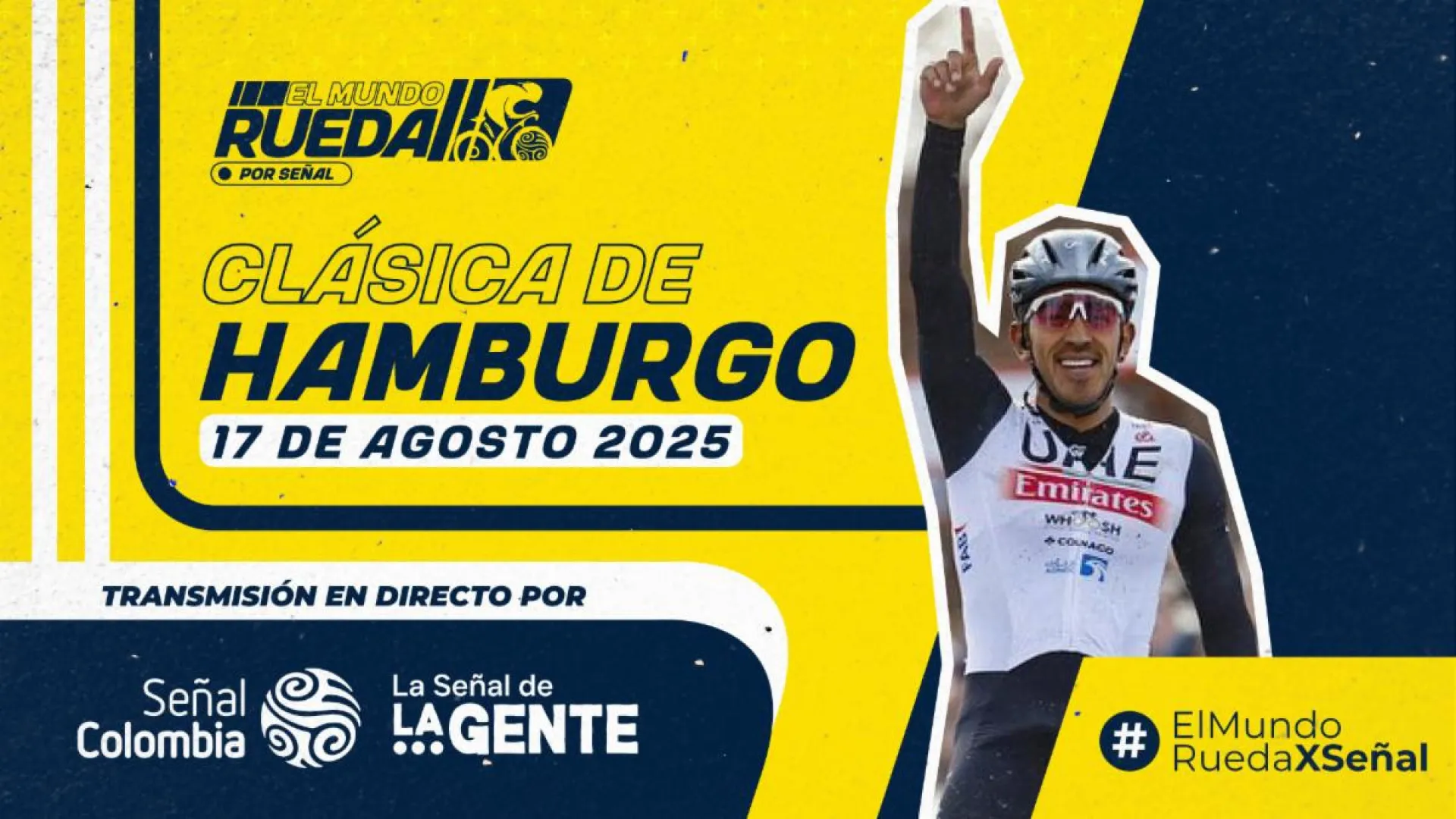 Colombia rueda en Alemania y Señal Colombia lleva la emoción de la Clásica de Hamburgo