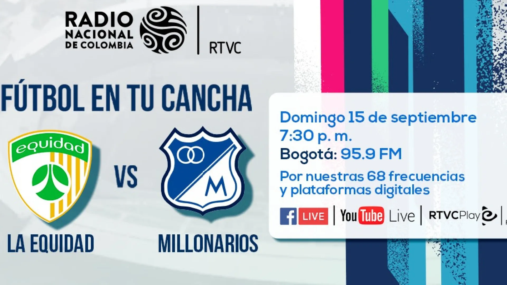 Así podrá escuchar el encuentro entre Equidad vs. Millonarios 