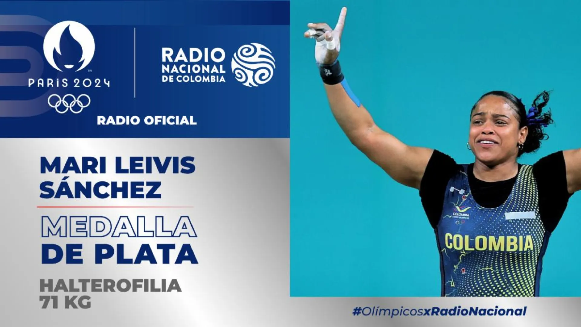 ¡Turbo llena de gloria a Colombia! Escuche cómo Mari Leivis Sánchez hace historia en París 2024 