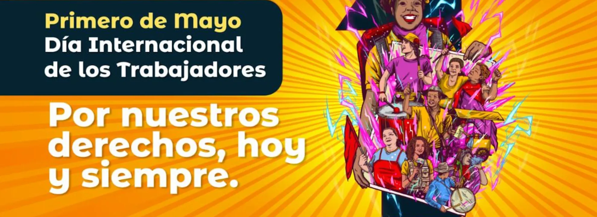 Marchas del 1° de mayo, en directo por Inravisión