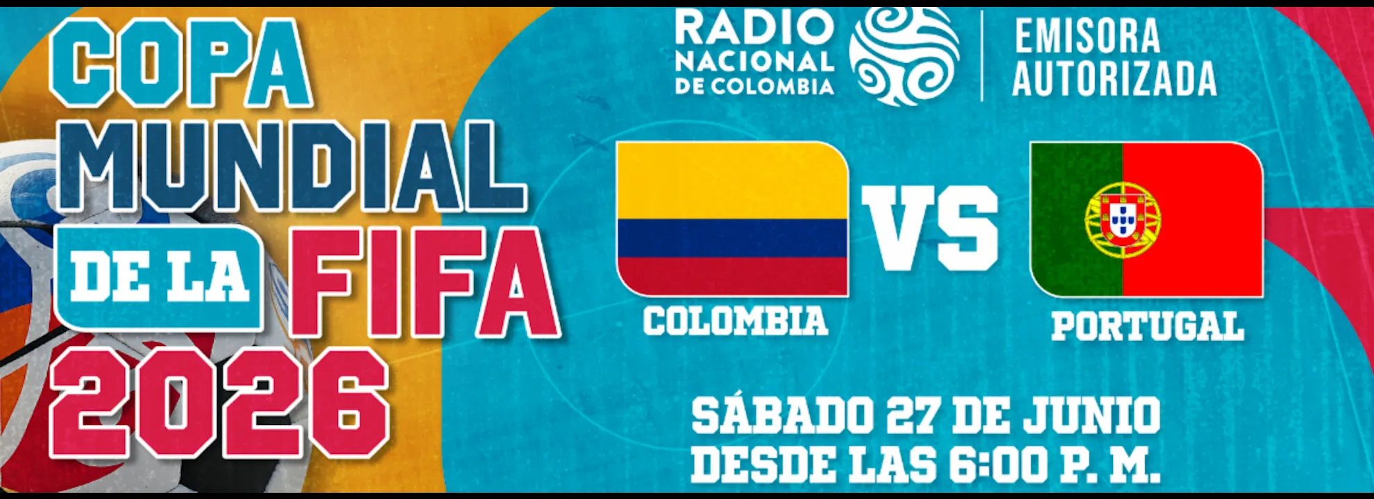 Colombia vs. Portugal: el líder de grupo se conocerá por Radio Nacional de ColombiaColombia vs. Portugal: el líder de grupo se conocerá por Radio Nacional de Colombia