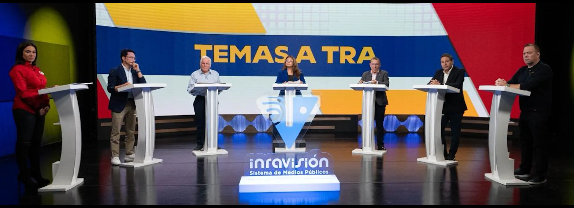 Con seis candidatos se realizó el segundo debate presidencial en Inravisión