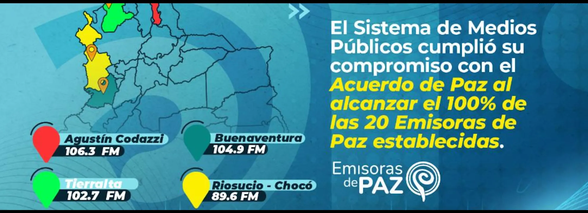 Siete años de la primera emisora de paz, Inravisión cumplió con el 100% del Acuerdo