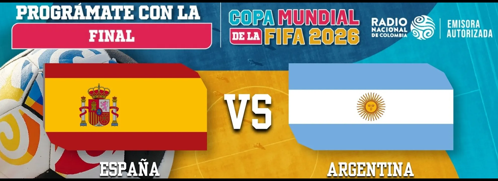 España y Argentina disputan la Gran Final del Mundial, vívala por Radio Nacional de Colombia