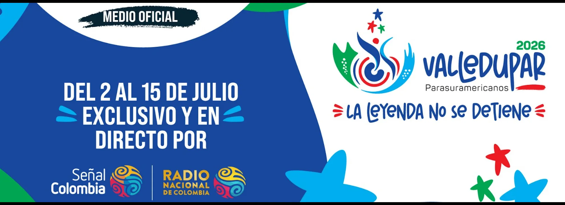 Inravisión anuncia histórica transmisión de los Juegos Parasuramericanos Valledupar 2026