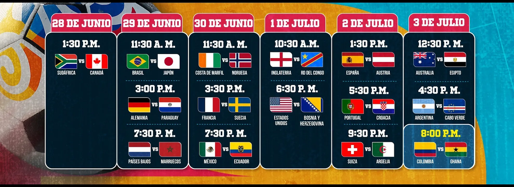 Disfrute gratis de la fase final de la Copa Mundial de la FIFA 2026