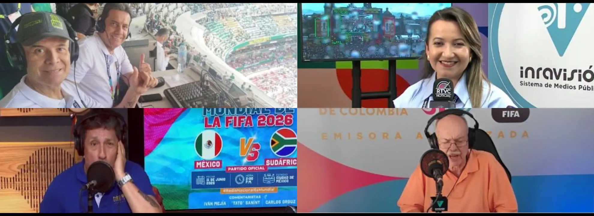 ¡Histórica transmisión de Inravisión!