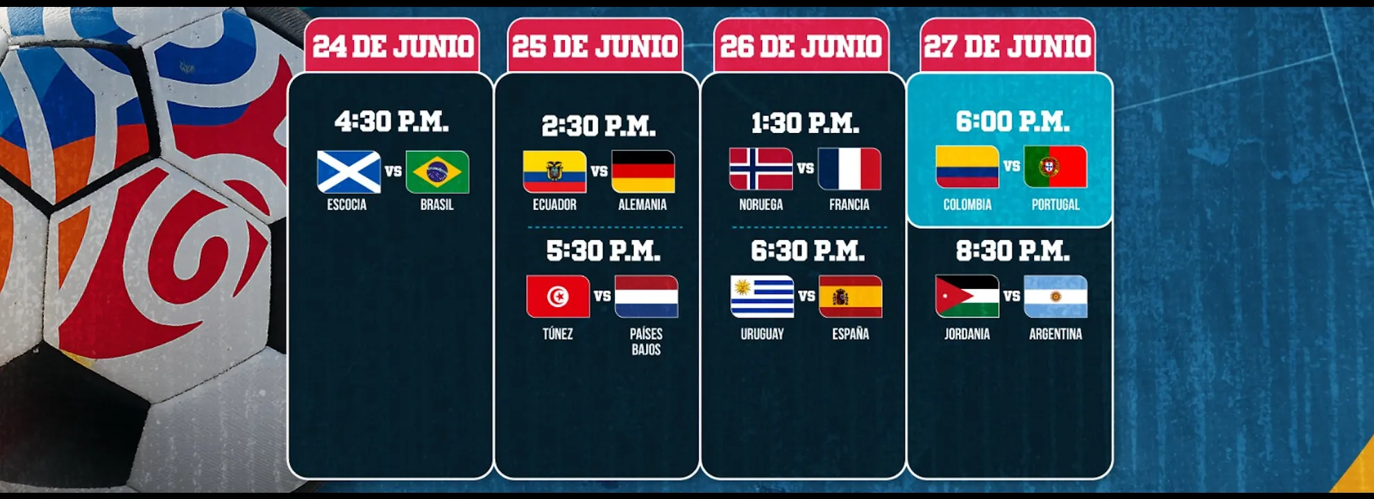 Inicia la fase definitiva de la Copa Mundial de la FIFA 2026: vívala por Radio Nacional de Colombia
